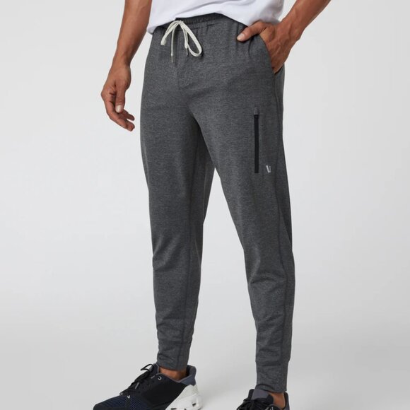 Vuori Mens Sunday Performance Jogger Charcoal Heather L - Picture 1 of 16